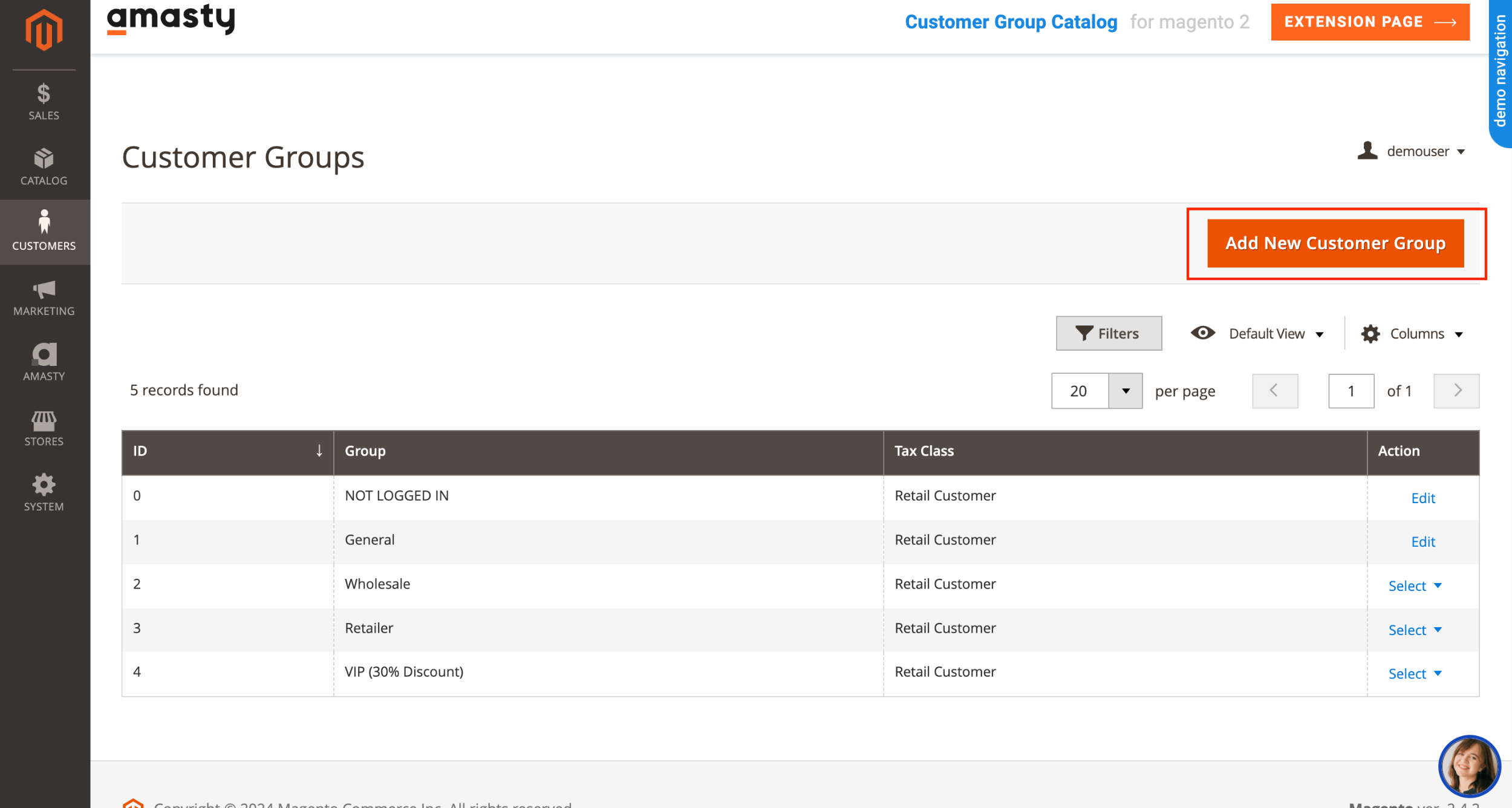 Creating customer group in Magento 2 p1